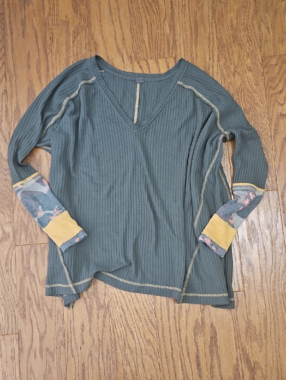 We The Free Free People Lovin Leopard Thermal Tunic - Picture 3 of 7